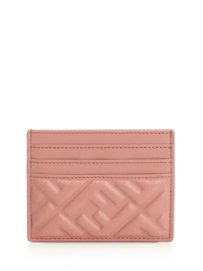 FENDI CC CASE FLAT NAP MATISSE ZU WALLETS ROSE