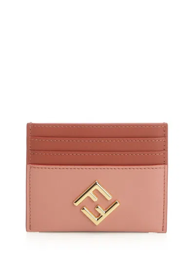 FENDI CC CASE FLAT VIT.KING/CRUIS WALLETS ROSE