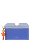 Fendi Ff Diamond Leather Card Case