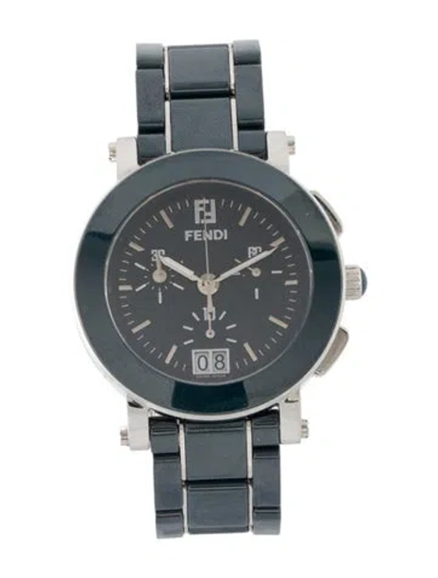 Pre-owned Fendi Ceramic Watch, 38mm In Multi