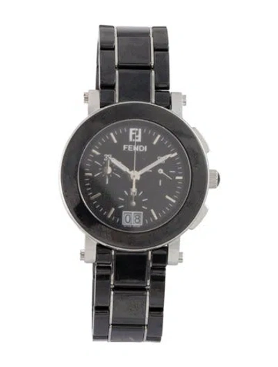 Pre-owned Fendi Ceramic Watch, 38mm In Multi