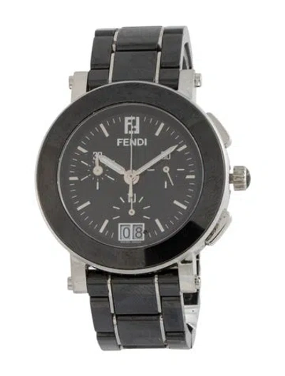 Pre-owned Fendi Ceramic Watch, 38mm In Multicolor