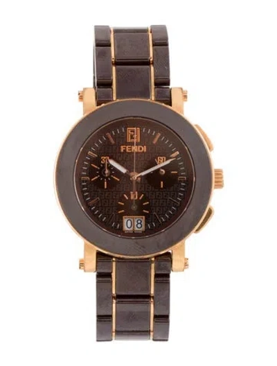 Pre-owned Fendi Ceramic Watch In Multi