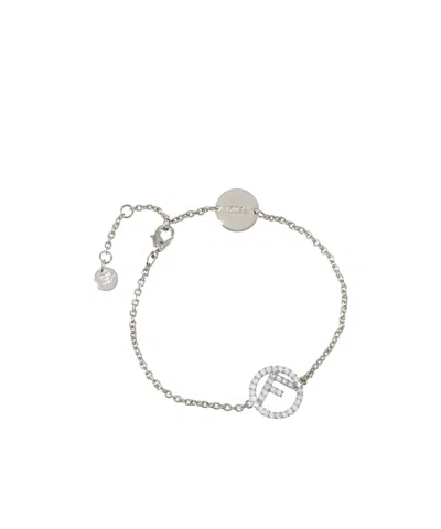Fendi Chain Bracelet In Gray