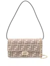 Fendi Ff-jacquard Shoulder Bag