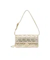 Fendi Chain Rectangular Wallet In Nude