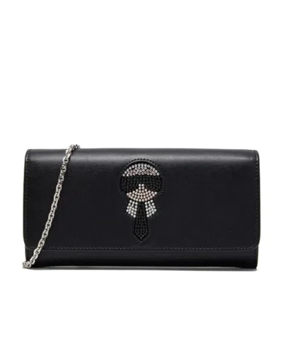 Fendi Chain Shoulder Bag In Black