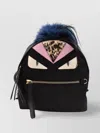 Fendi Chain Strap Backpack With Adjustable Straps And Fur Detail