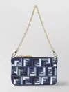 Fendi Blue Baguette Shoulder Bag