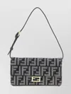 Fendi Chain Wallet Featuring Adjustable Strap In Black