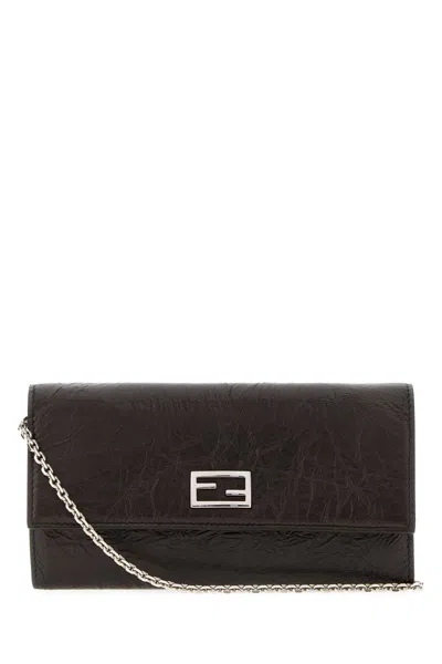 Fendi Chain Wallet In Red