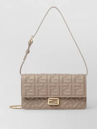 Fendi Chain Wallet Shoulder Bag Ff Motif