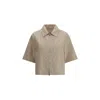 Fendi Jacket Ff Chambray Clothing In Gray