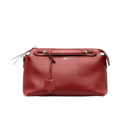 Fendi Chameleon Red Leather Shoulder Bag ()