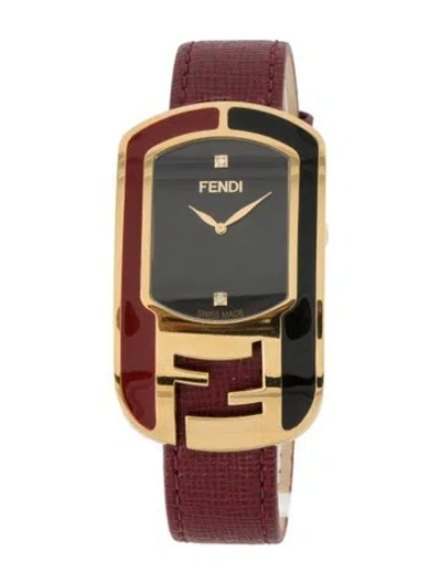 Pre-owned Fendi Chameleon Watch In Multicolor