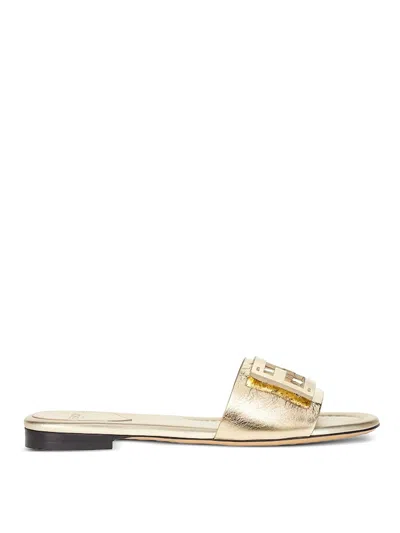 FENDI CHANCLAS - PLATA