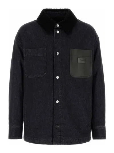 FENDI CHAQUETA ALCOCHADA - NEGRO