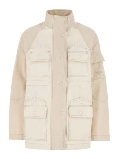 FENDI CHAQUETA BOMBER - BEIS