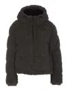 Fendi Jacket With Logo Ff In Grey