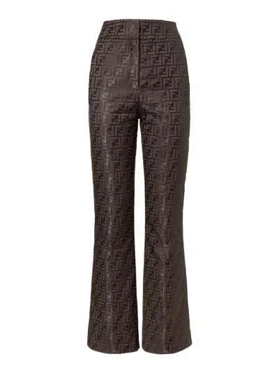 Fendi Ski Pants In Brown