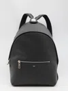 Fendi Medium Grained Leather Backpack In Black