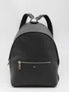 Fendi Medium Grained Leather Backpack In Black