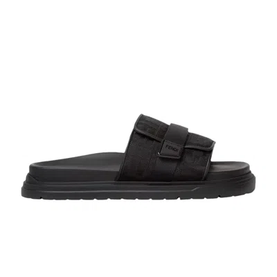 Pre-owned Fendi Chunky Slide 'black' | Men's Size 39