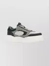 Fendi Chunky Sole Round Toe Sneakers With Panels In Multi
