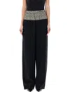 Fendi Women's Friends Of- Wool Blend Trousers In Black