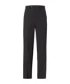 Fendi Cigarette Pants With Side Pockets In Black