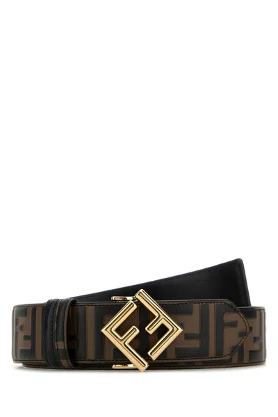 Fendi Cintura Reversi Vit.stampa Ff-90 Nd  Female In Multicolor