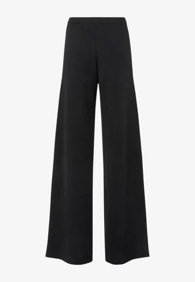 Fendi Classic Cashmere Pants In Black