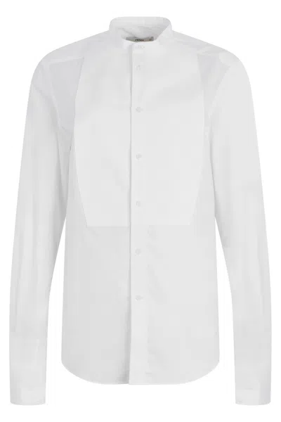 Fendi Classic Long-sleeve Button-front Shirt In White