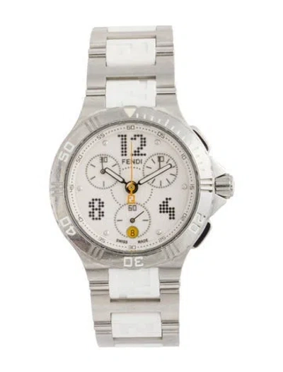 Pre-owned Fendi Classic Watch, 38mm In Multi