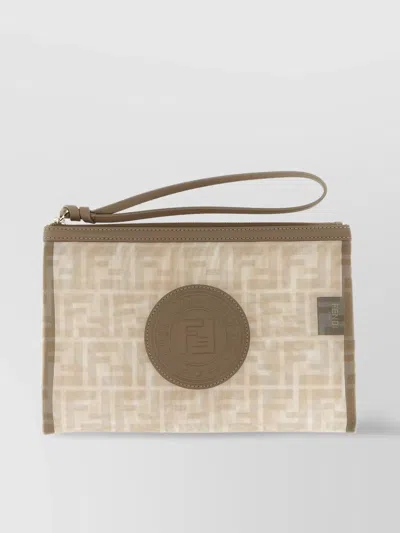 Fendi Clear Clutch Wrist Strap