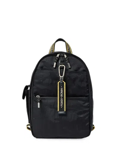 Fendi Climb Backpack In Technical Fabric In Black