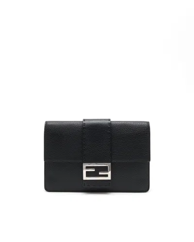 Fendi Clutch Bag In Black