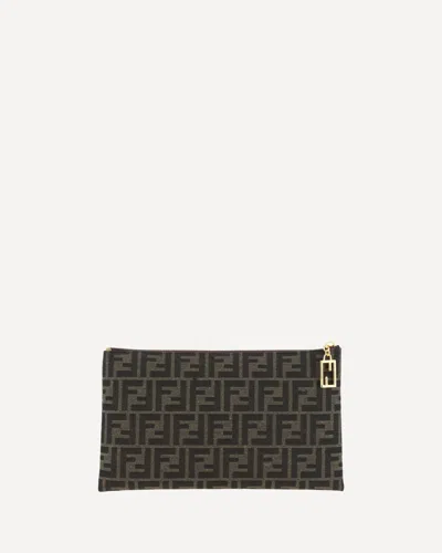 Fendi Clutch Bag In Brown