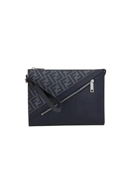 Fendi Clutches & Pouches In Blue