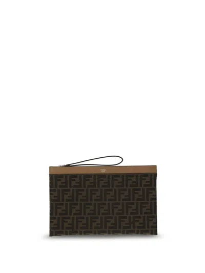 Fendi Clutches In Brown