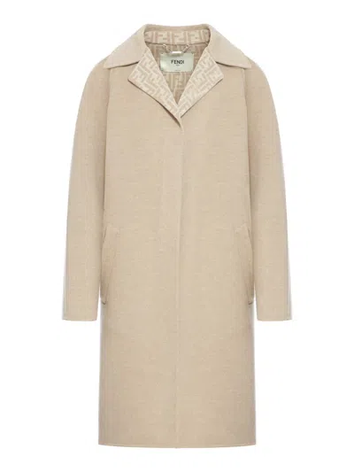 Fendi Coat In Multicolor