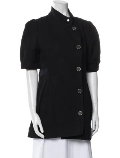 Pre-owned Fendi Coat In Black