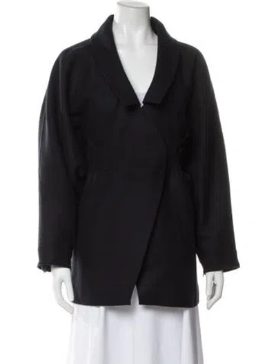 Pre-owned Fendi Coat In Blue