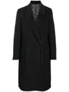 Fendi Ff-print Double-breasted Reversible Coat