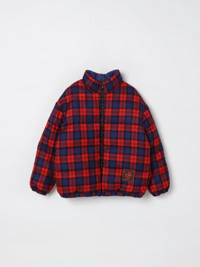 Fendi Coat  Kids Color Red In Multi