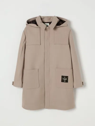 Fendi Coat  Kids Color Rope In Brown