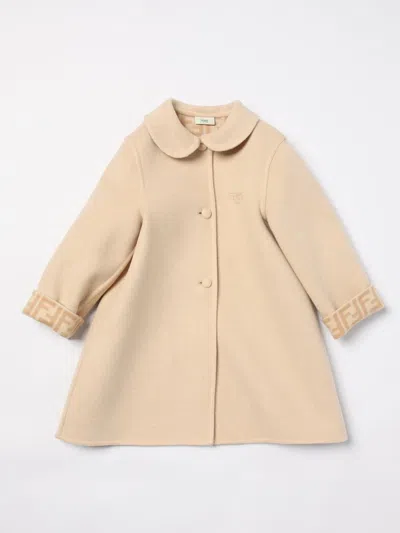 Fendi Coat  Kids Color Violet In Neutral