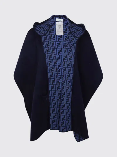 Fendi Coat Kids  In Blue