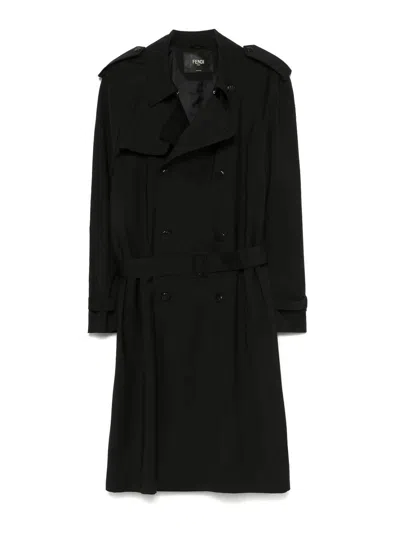 FENDI ABRIGO CORTO - NEGRO