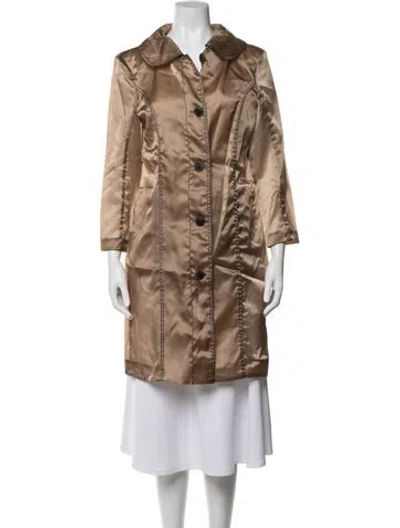Pre-owned Fendi Coat In Neutral